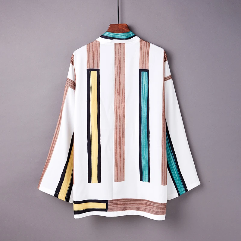 Traditional Harajuku Japanese Kimono Loose Yukata Summer Beach Sunscreen Kimono Cardigan Cosplay Blouse Kimono Femme кимоно