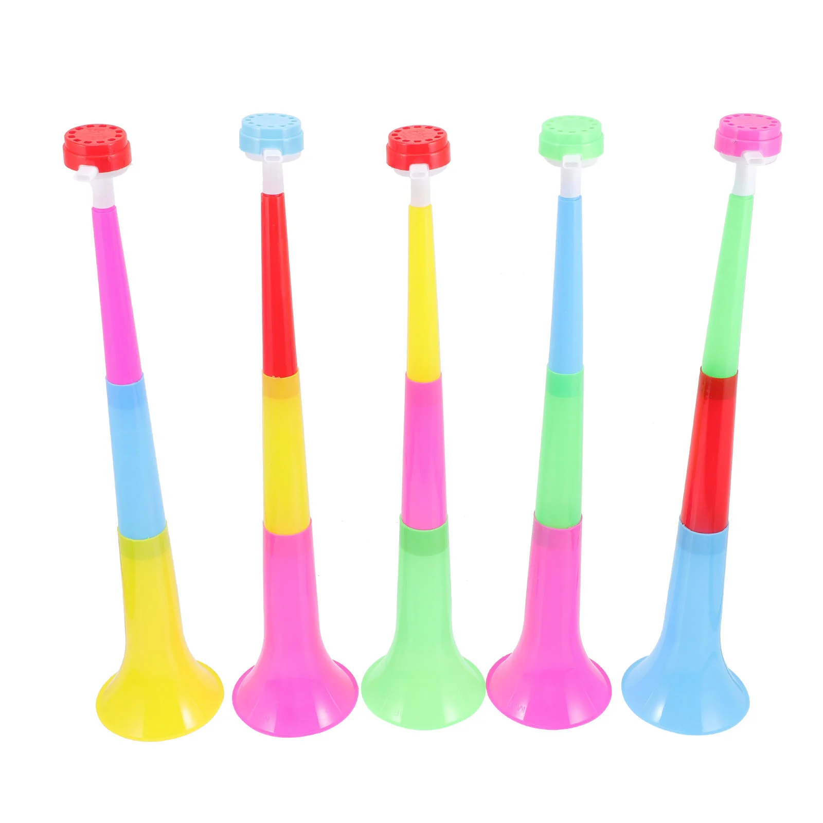 

5 Pcs Retractable Horn Kid Toys Trumpet Large Party Decorations Plastic Horns Toddler Noise Makers for Sporting Events