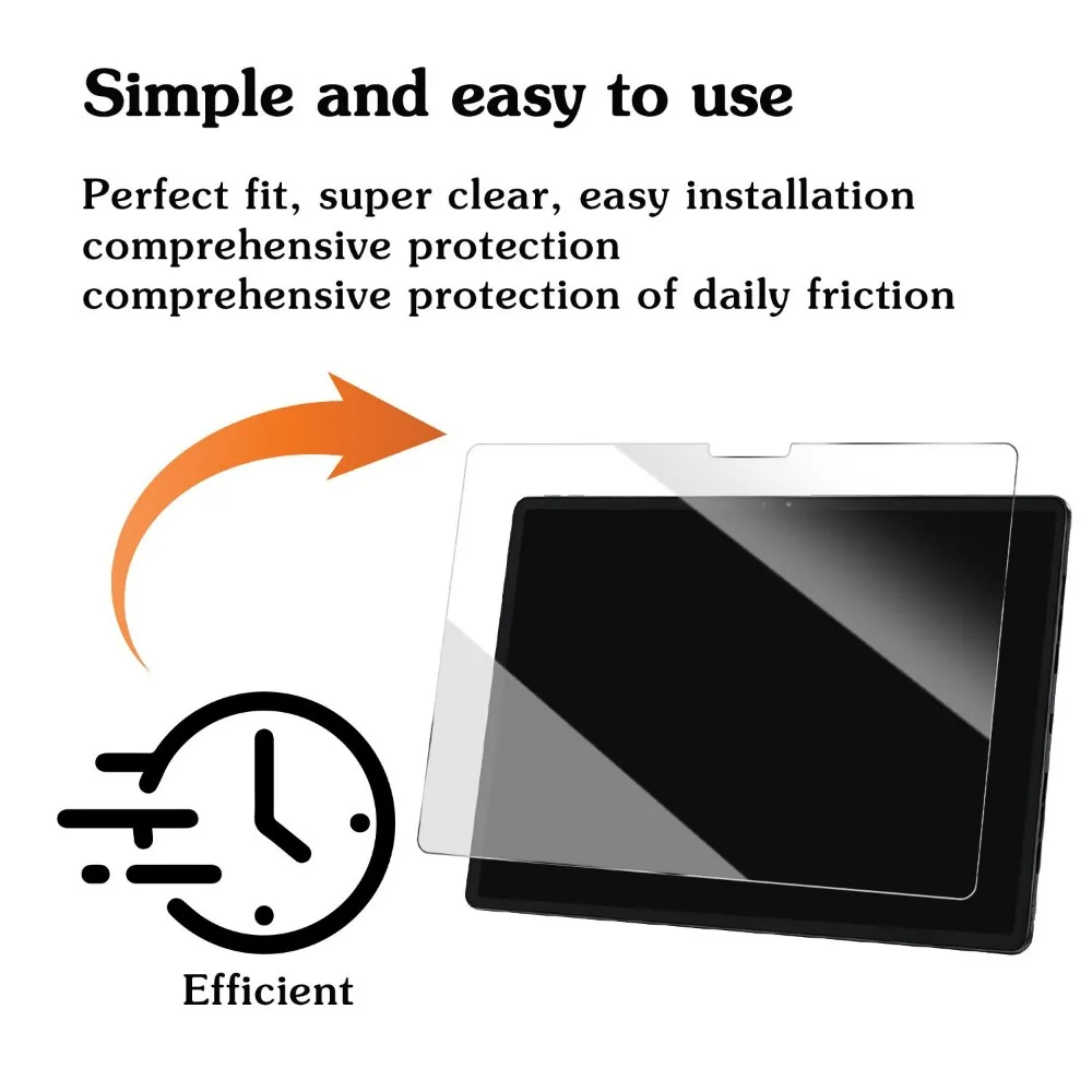 Premium Tempered Glass Screen Protector - 2 Pack, Anti-Scratch Protective Film