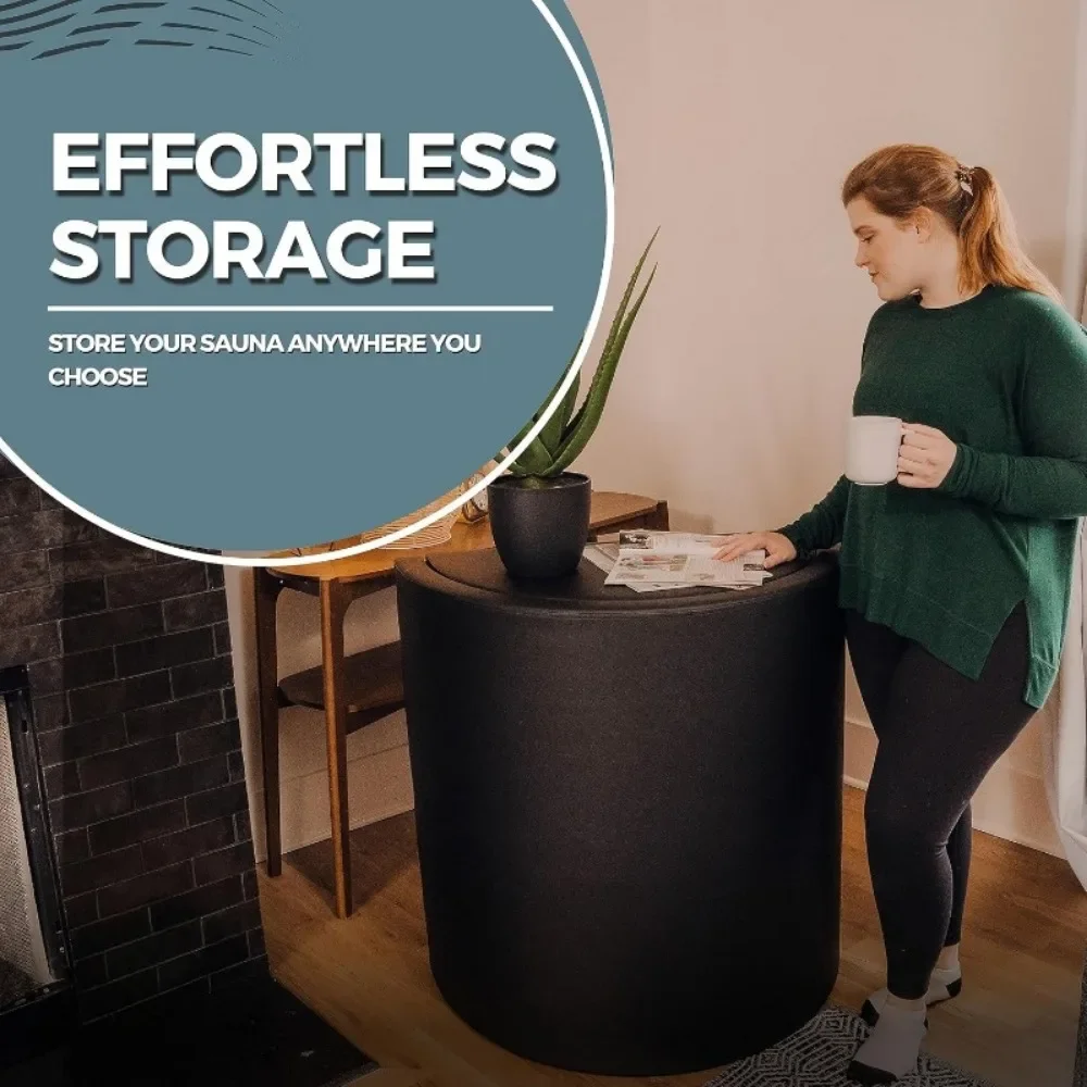 Far Infrared Sauna Dome | Zero EMFs, ELFs & VOCs | 10 Minute Preheat, 1200W, Portable Dry Sauna Home Sauna 6