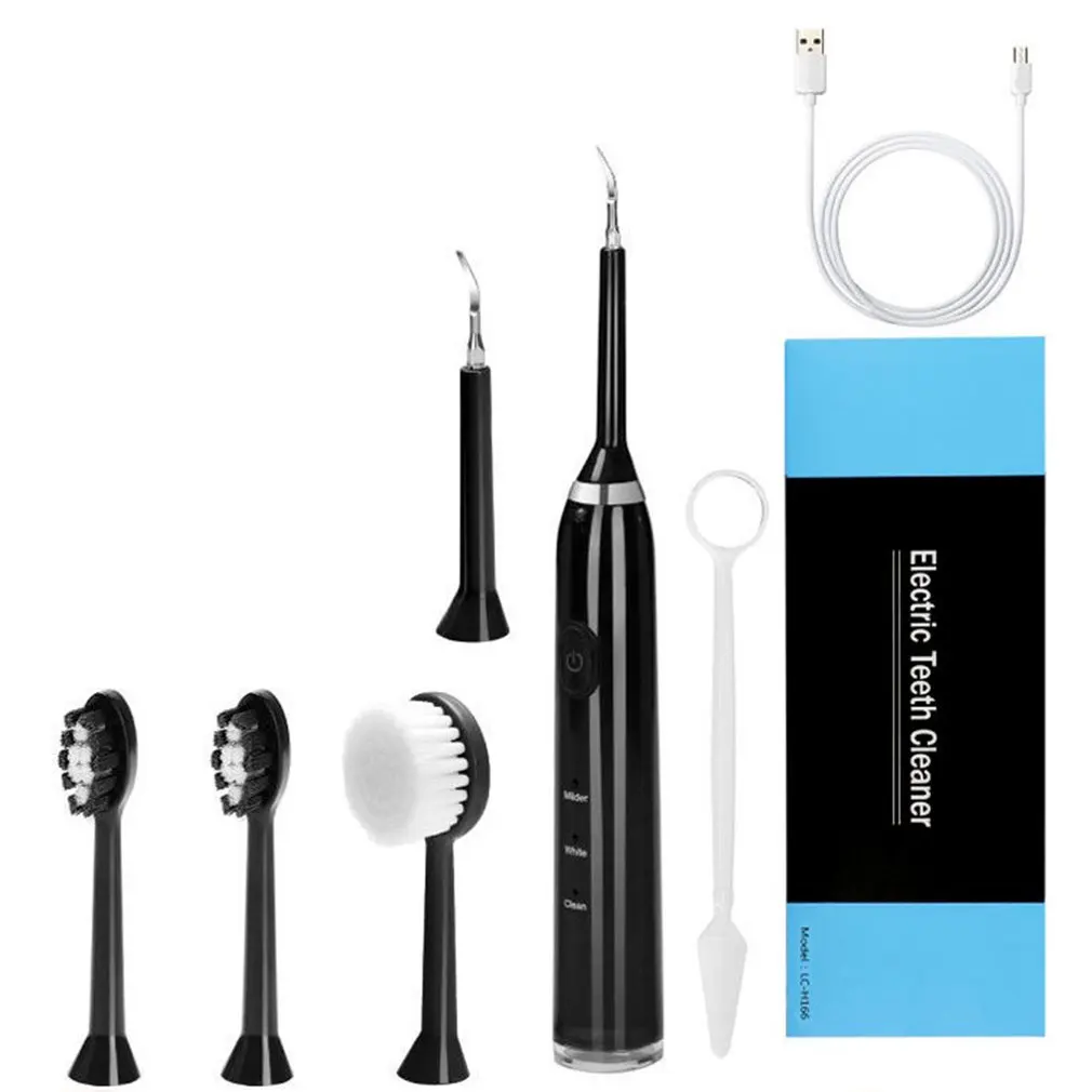 

Electric Ultrasonic Dental Scaler Teeth Whitening Tool Kit Tooth Calculus Remover Stains Tartar Remover Oral Care Teeth Cleaner