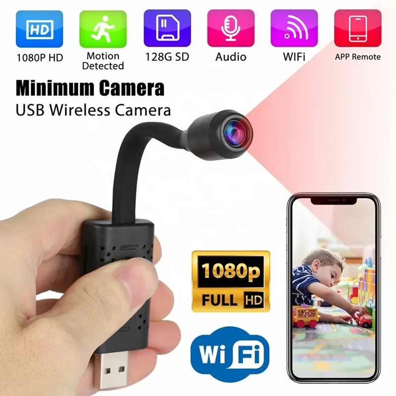 V380 Pro Usb Camera Full Hd 1080P Mini Telecamera Di Sorveglianza Con Wifi Night Vision Mini Camera Ip Usb Telecamere Di Videosorveglianza