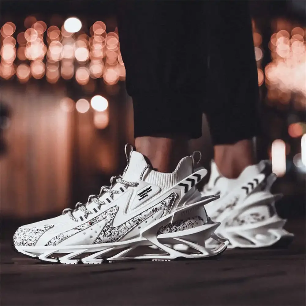 Numero 43 44-45 Sneakers Con Suola Piatta Stivali Blu Scarpe Sneakers Alte Da Uomo Luxury Sport Super Sale Hospitality Tenids