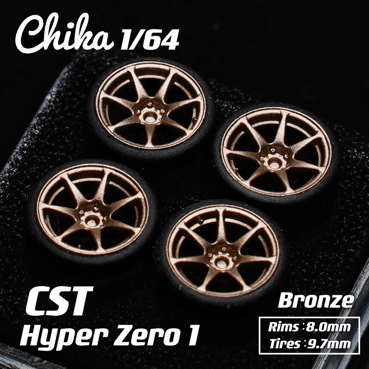 Chika Nabes Wheels CST Hyper Zero 1 or Brake 9.7mm 1/64 Modified