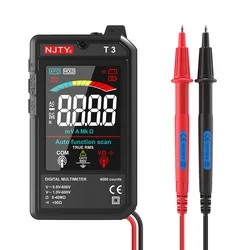 Smart Digital Multimeter with Type - C Charging and Color Display (T3 - 4000)