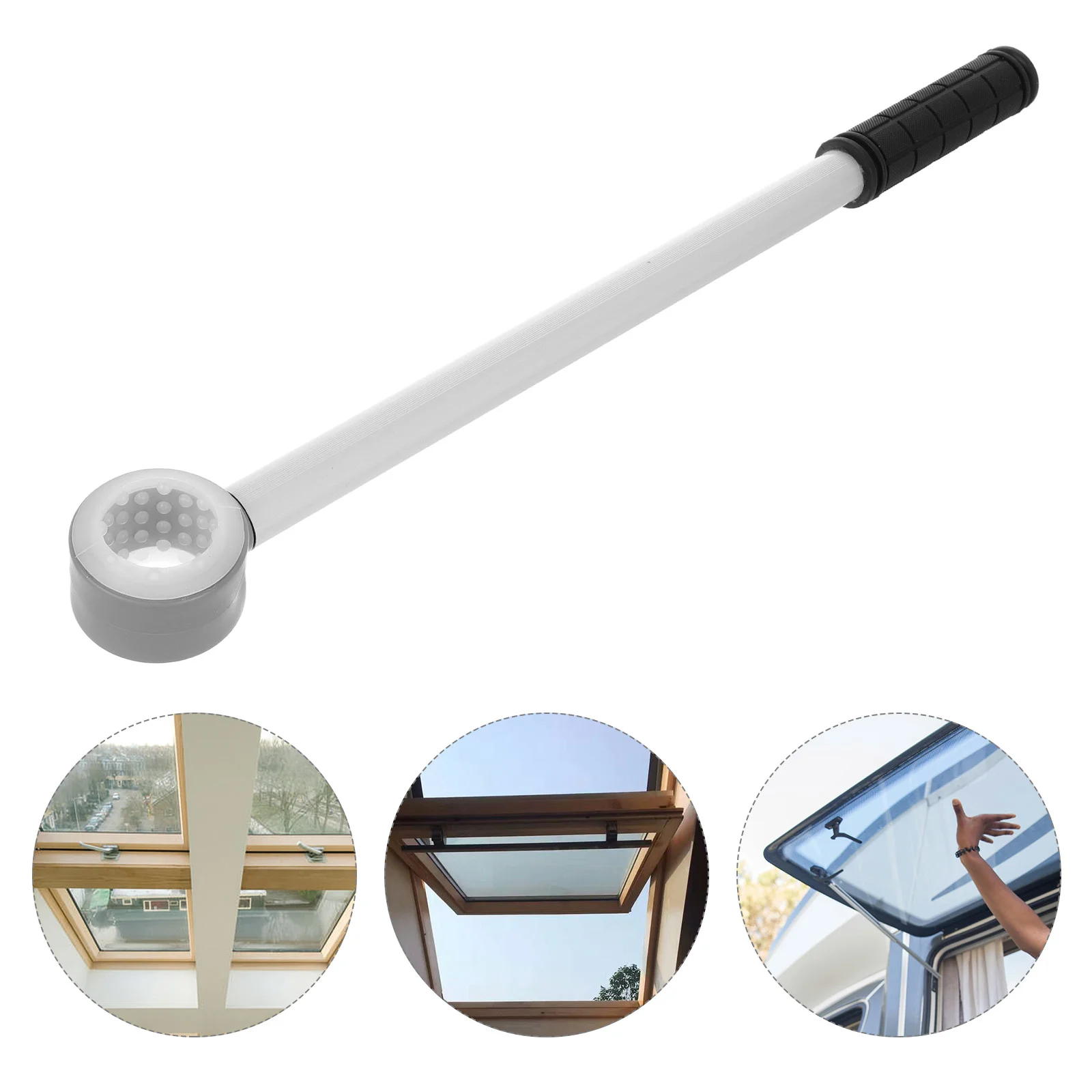 Long Lasting Blind Opening Assistant Stable Material Window Blinds Rod Push Pull Stick With Hook Closet ganizer Drying Rack Home
