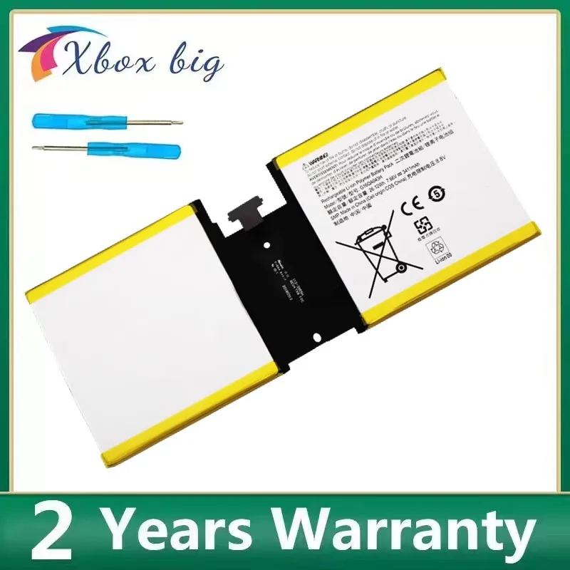 

G16QA043H Laptop Battery For Microsoft Surface Go 1824 4415Y Tablet PC 2ICP4/76/76 7.66V 26.12Wh