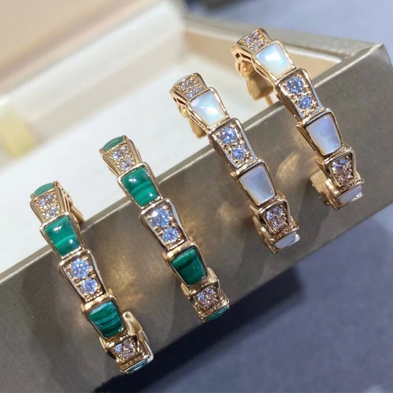 

Женские серьги из серебра 925 пробы, с натуральным камнем