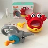 Baby Bath Toys Bubble Machine Crab Bubble Bath machine Suitable for bathtub blowing bubbles Maker Baby Bathroom Toy for Children 1