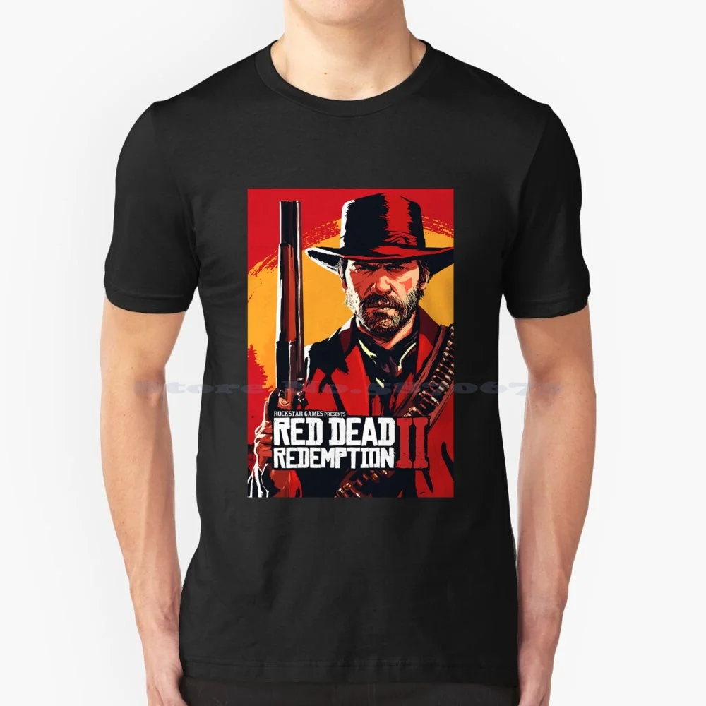 Arthur Morgan The Danous Outlaw T Shirt 100% Cotone Tee Arthur Morgan Rdr2 Redemption 2 Colin Morgan Bradley James Cowboy
