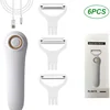 Electric Peeler Fruit Potato Garlic Scraper Shred Machine Kitchen Mini Portable Multifunctional USB Rechargeable Potato Peeler 6