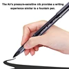 Uniball Calligraphy Brush Advanced Free Ink Control Gel Pen, UBA 188 Air Sign Pens for Fast Writing Handwriting Practicing Draft 4