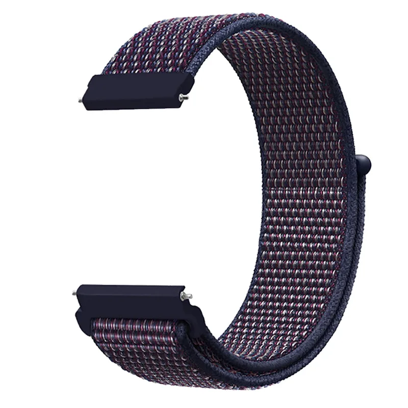 Versatile Nylon Smartwatch Strap - 20mm/22mm, Durable & Adjustable Band