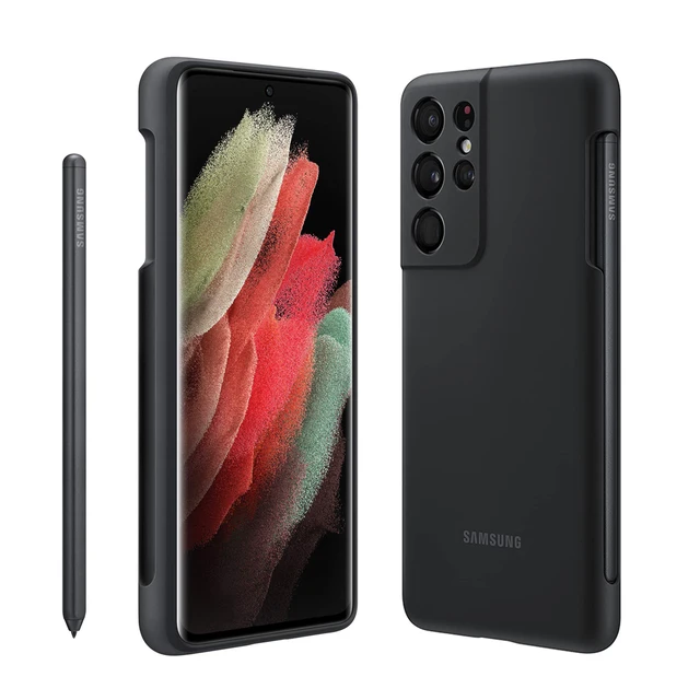 新品 Samsung Galaxy S21 Ultra Sペン付きシリコンカバー Amazon | Samsung 正規 純正品 Galaxy S21 Ultra 5G 用 Silicone