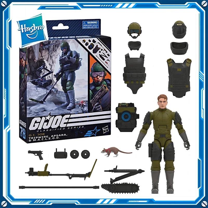 

In Stock Original Hasbro G.I.JOE TRIPWIRE APSARA M.A.C.L.E.O.D. PVC Anime Figure Action Figures Model Toys