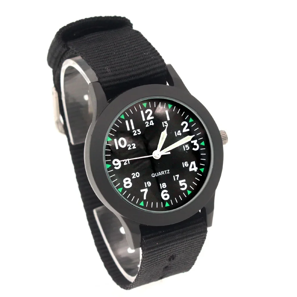 Chaoyada Boys Men Students Sports Quartz Watches Girls Water Resistant Gifts Clock Kids Canvas Fashion Wristwatches 5