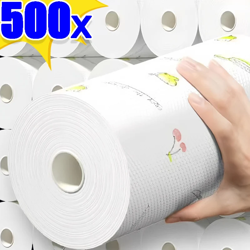 

500/50 шт., одноразовые тряпки для мытья посуды
