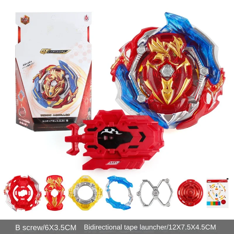 B-X toupie burst beyblade girando parafuso superior trident.8b. wd vigor  booster B-103 lançador de espada - AliExpress