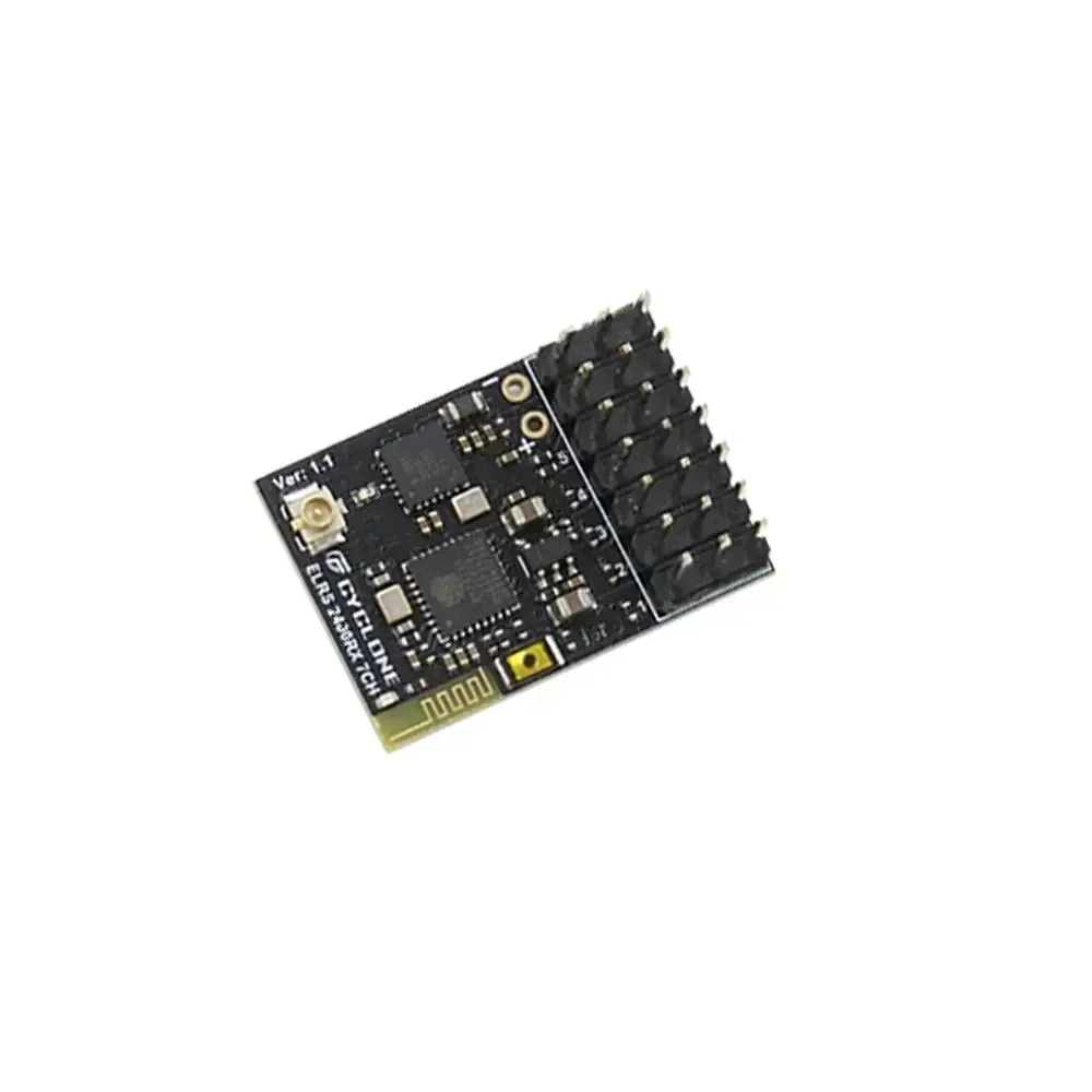 Antenne et module RF du récepteur ExpressLRS 2.4 GHz PWM 7 canaux avec variomètre intégré pour planeur.