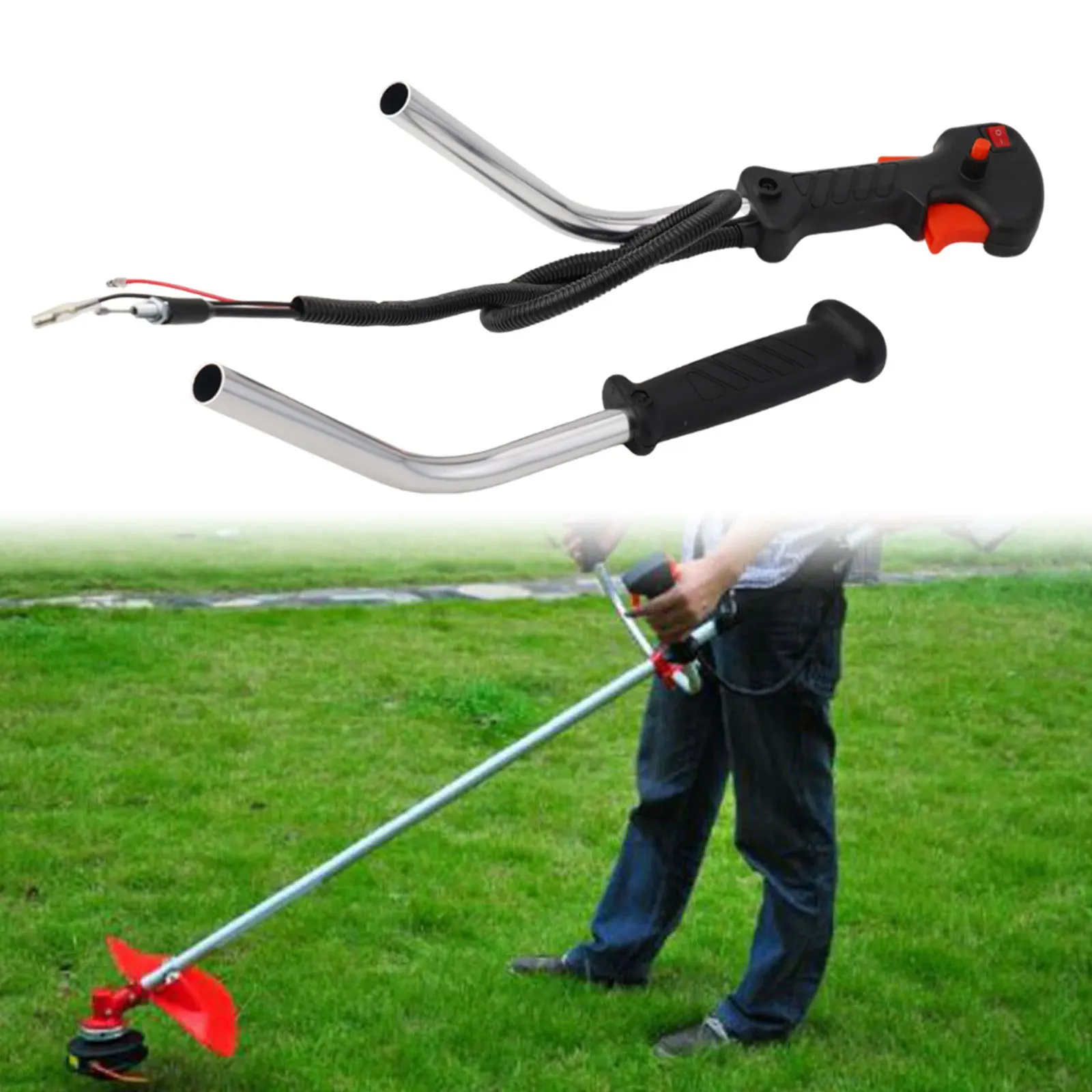 Control Tube Handle Switch And Throttle Trigger Cable Assembly For Brushcutters And Trimmers With 19mm Pipe Diameter