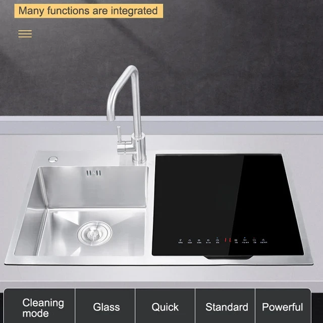 Automatic Household Ultrasonic Built-in Sink Dishwasher 3