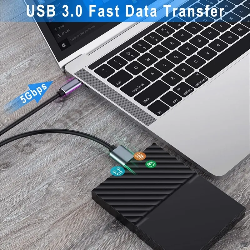 High-Speed USB 3.0 Type-C to Micro-B Cable