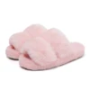 Eyriphy New Fuzzy Flat Slippers For Women Winter Warm House Slippers Fashion Short Plush Women Slippers Female Bedroom Slippers 3