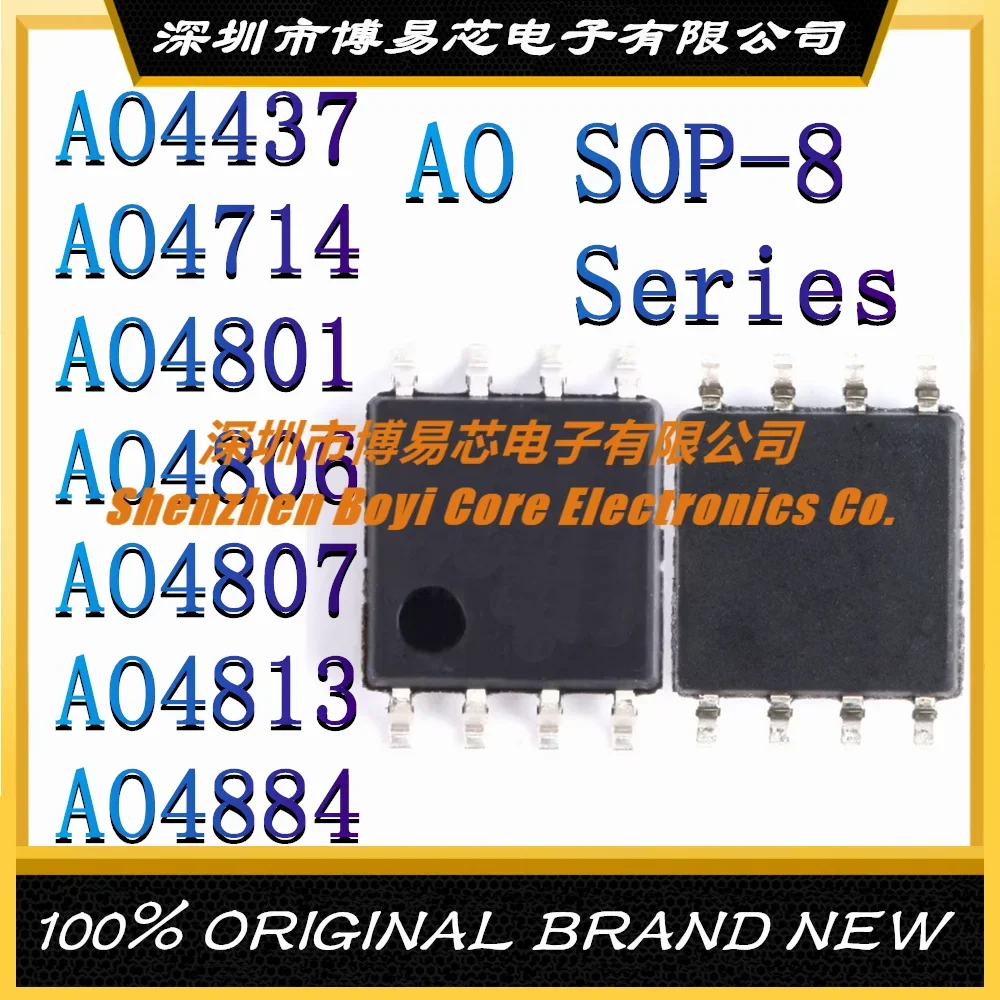 

AO4437 AO4714 AO4801 AO4806 AO4807 AO4813 AO4884 New original authentic field effect transistor (MOSFET)SOP-8