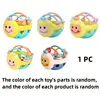 1 Pc 10cm Baby Toy Catch Ball Bendy Baby Walker Rattles Develop Intelligence Ball 0-12 Months Plastic Bell Rattle Doll 6