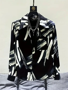 10 luxurious men's long-sleeved shirts for spring and autumn hot sales. Stylish, handsome and comfortable high-end men's tops