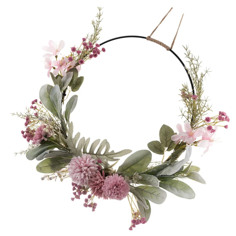 

Wreath Door Decor Front Wreaths Hanging Floral Home Artificial Spring Valentines Summer Flower Easter Outside Christmas for the