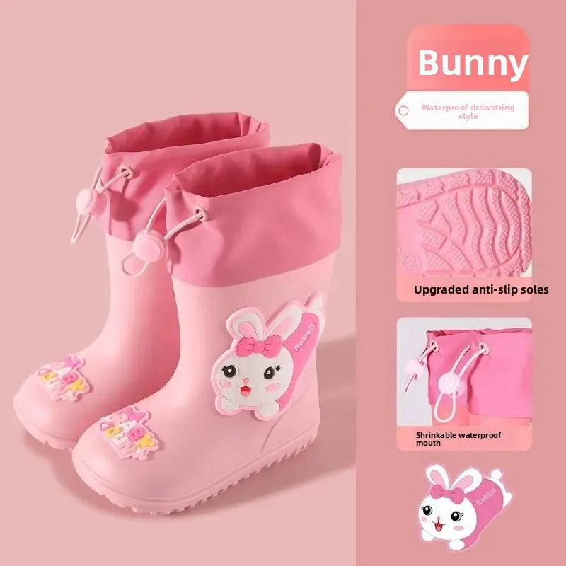 Pink Bunny [upgrade TPR waterproof elastic mouth]]