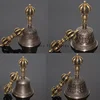 Nepal Tibetan Bells Chimes Handmade Brass Vajra Bell and Pestle Meditation Tool Sound Healing Instrument Buddhist Supplies Gifts 2