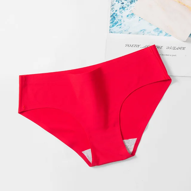 BZEL 3PCS/Set Women Panties Sexy Lingerie Breathable Comfortable Solid  Underwear Silk Satin Seamless Briefs Plus Size Underpants - AliExpress