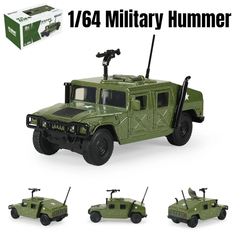 Hummer-vehículo Militar Del Ejército H1, Modelo En Miniatura, Coche De Juguete De Aleación De Zinc, Ruedas Gratis, Colección De Metal Fundido A Prión, Regalo Para Niños, 1/64 - AliExprs