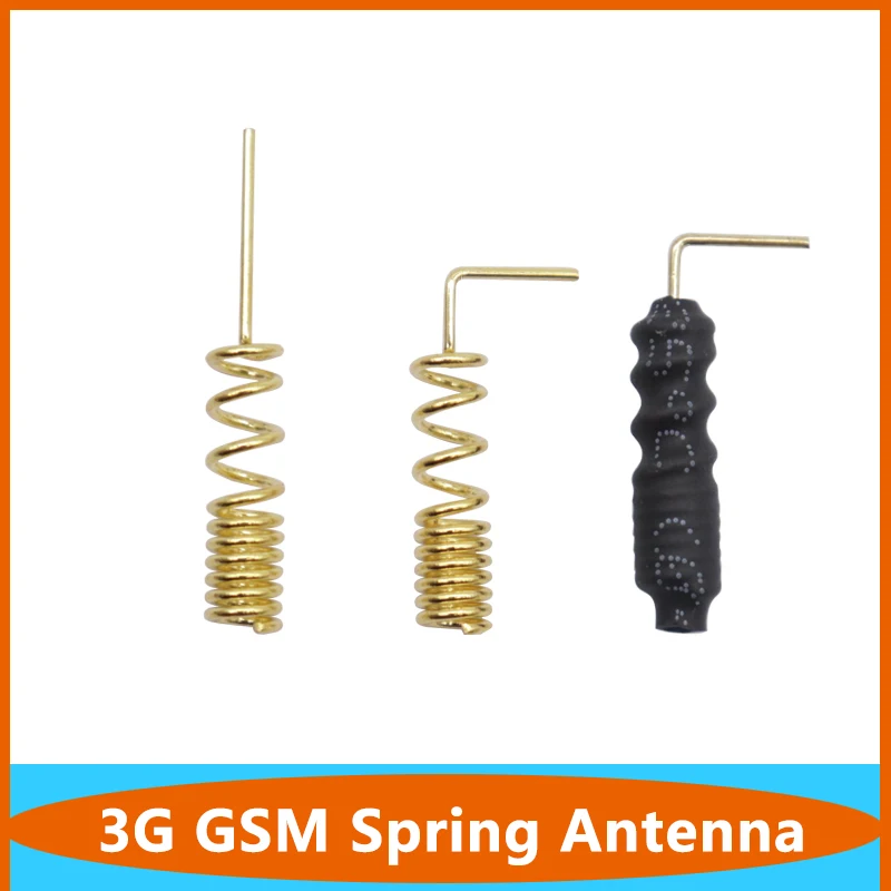 100pcs 3G GSM WiFi Omni 3dbi Internal Antenna Built-in Copper Helical Coil Spring Aerial For PCB 90 degrees Soldering Weld v shaped helicaltorsio ring 65mn steel helical torsion spring wire diameter 1 4mm angle 60 90 120 180 degrees 10pieces custom