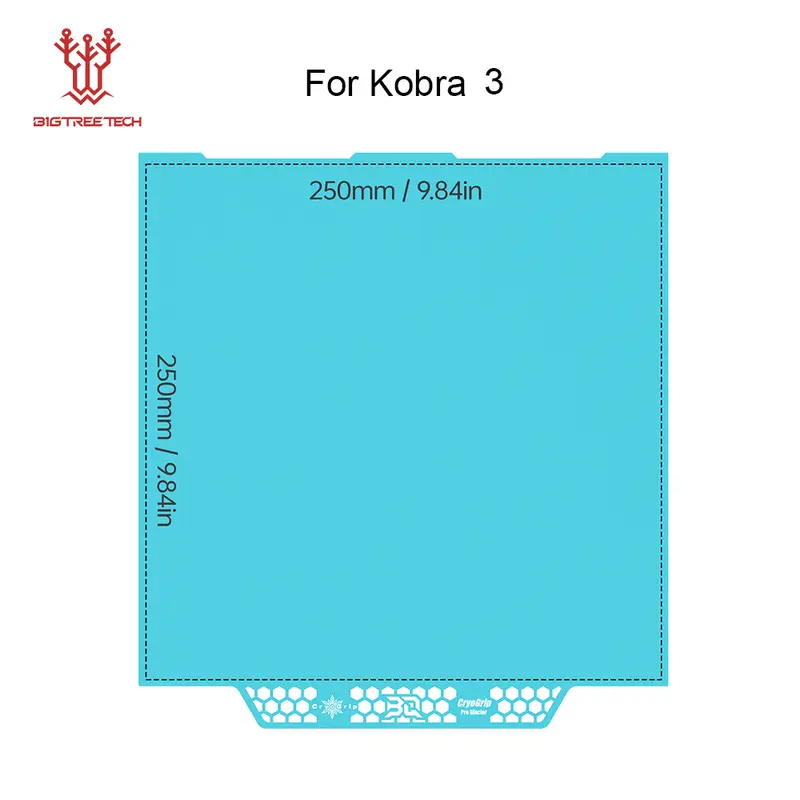 BIQU Panda Build Plate CryoGrip Pro Coating No Clog Spring Steel Double-sided for BambuLab Voron Kobra Adventurer 5M 3D Printer - Image 8