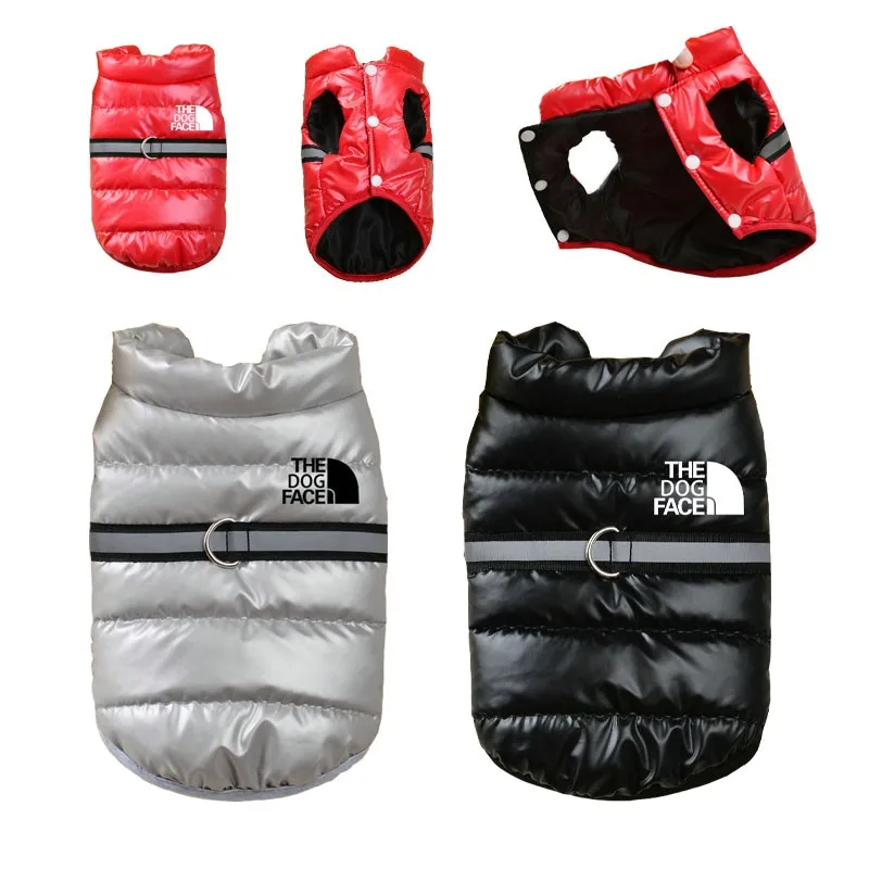 Fashion Designer Dog Coats Winter Cotton Pet Dog Clothes For Small Dogs Vests Thickened Bulldog Yorkshire Clothing Puppy Perro