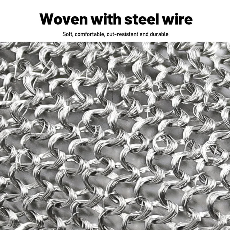Stainless Steel Gloves Anti-cut Safety Cut Resistant Hand Protective Metal Meat Mesh Glove for Butcher Wire Knife Proof Stab anti cut gloves,protective gloves,safety gloves