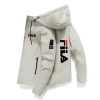 سترة بيسبول بغطاء للرأس بسحاب عالي الجودة مطبوعة لعام 2025 للرجال، سترة بأربعة خريف، سترة عصرية بسحاب مقاومة للرياح للرجال، كاجوال 5