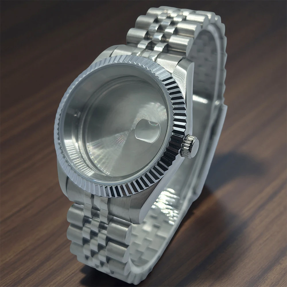Sapphire Glass Men's Waterproof Watch Case, 36mm/39mm