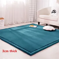 3cm Thickened Carpet Japanese Style Tatami Children Play Area Rugs Baby Room Thick Tapetes Non-slip Kids Bedroom Crawl Floor Mat 1