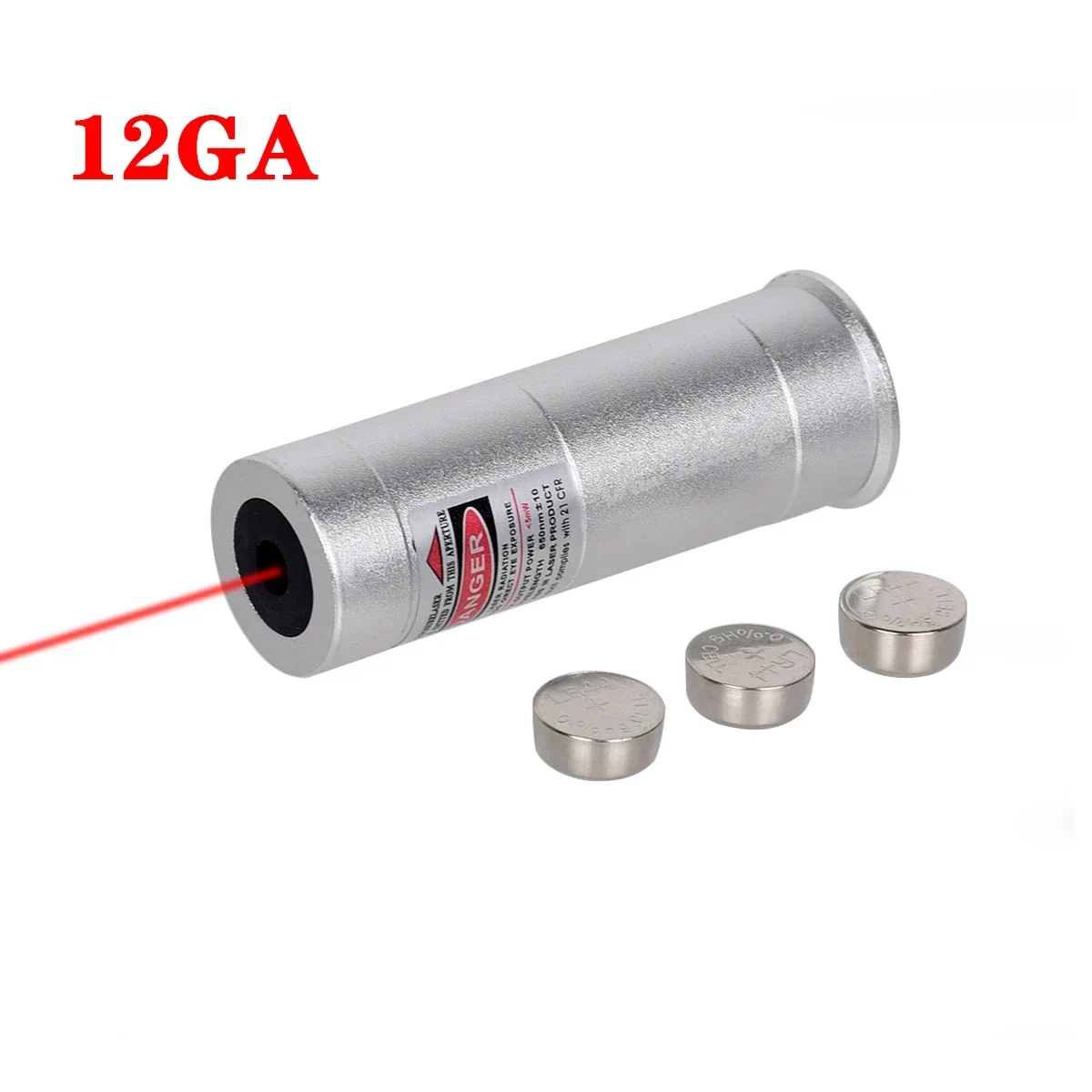 Mirino Tattico Calibro 12 Calibro Red Dot Laser Bore Sight Con Batterie Per Caccia Gun Bore Sight 12Ga Shotgun Boresighter