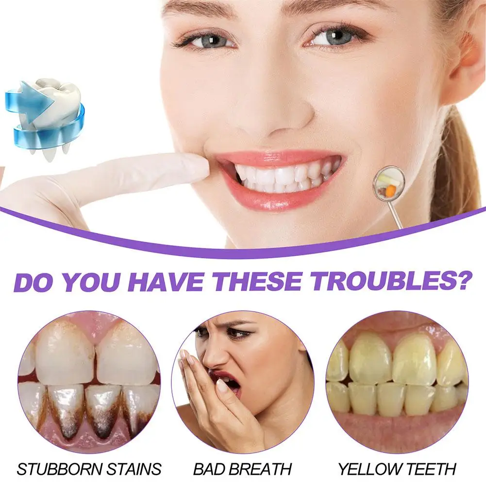 Мусс для чистки зубов в бутылках, фиолетовая зубная паста, зубная паста, освежитель зубов, пятна, удаление дыхания, отбеливание W1A4