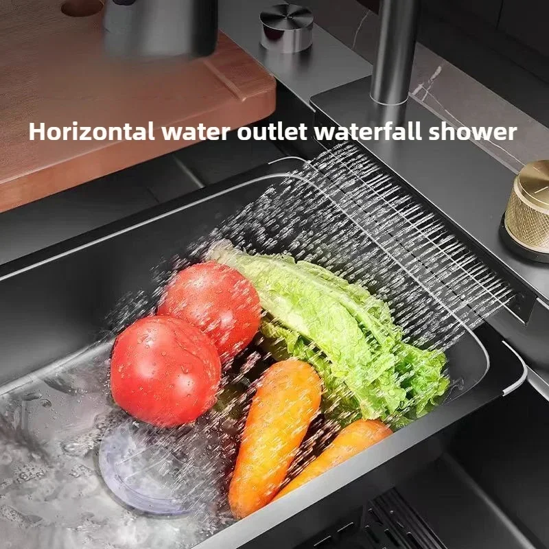 Thickened 304 Sink Stainless Steel Sink Single Vegetable Basin Dishwasher Table Stainless Steel Kitchen Accessories Basin Large 3