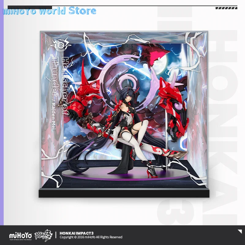

MiHoYo Official Genuine Honkai Impact 3 Raiden Mei Herrscher Of Thunder Figure Display Box (No-Figure) Acrylic Ornament Gifts