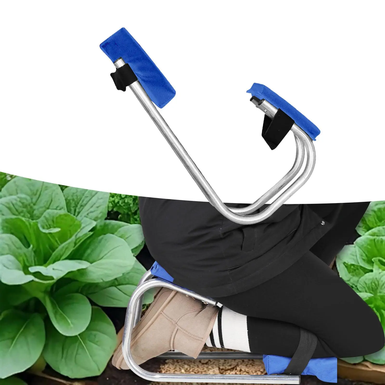 Knee Seat for Gardening Wearable Padded Ergonomic Device Comfortable Kneeling Pad for Backyard Farm Work Lawn Farmhouse Orchard