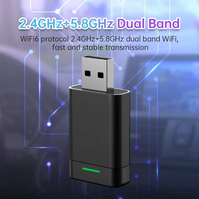 Carplay Android Auto Wireless Adapter for Toyota Mazda Nissan Camry Suzuki Subaru Citroen Audi Mercedes Kia Ford Opel Spotify BT