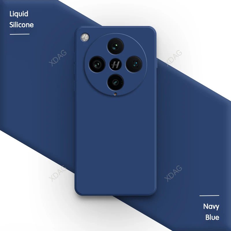 Premium Shockproof Liquid Silicone Back Cover with Camera Lens Protection