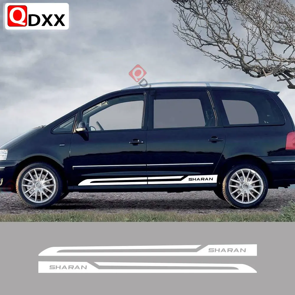 2 Stück Auto Seitentür Aufkleber für Volkswagen VW Sharan Wohnmobil Vinyl  Aufkleber Grafik Tuning Zubehör - AliExpress